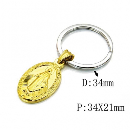 Wholesale Stainless Steel 316L Fashion Keychain NO.#BC64A0101PA