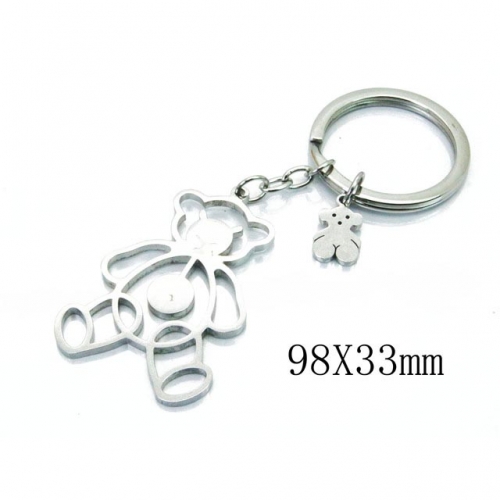 Wholesale Stainless Steel 316L Keychain NO.#BBC90P0100HJW