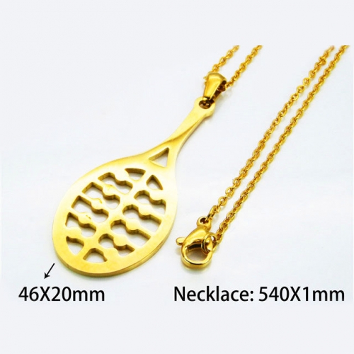 Wholesale Stainless Steel 316L Necklace (Popular) NO.#BC54N0301LZ