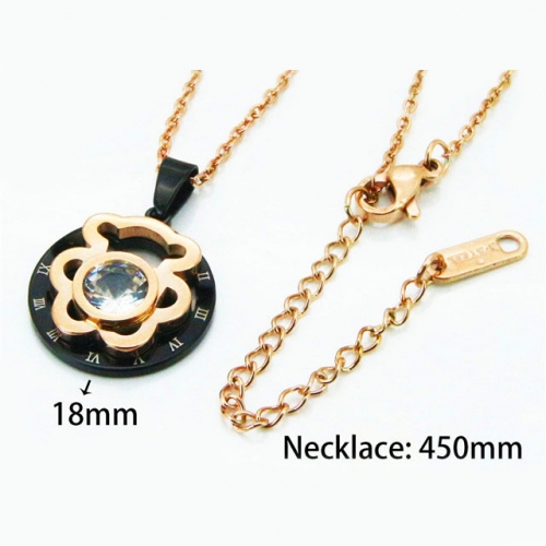 Wholesale Stainless Steel 316L Animal Style Necklace NO.#BC76N0488KLT