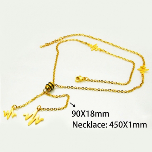 Wholesale Stainless Steel 316L Necklace (Popular) NO.#BC76N0376LLZ