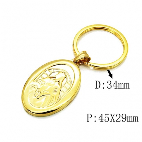 Wholesale Stainless Steel 316L Fashion Keychain NO.#BC64A0107HWW
