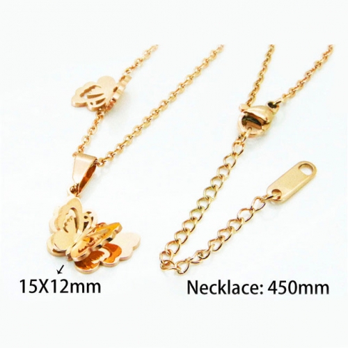 Wholesale Stainless Steel 316L Animal Style Necklace NO.#BC76N0514KL