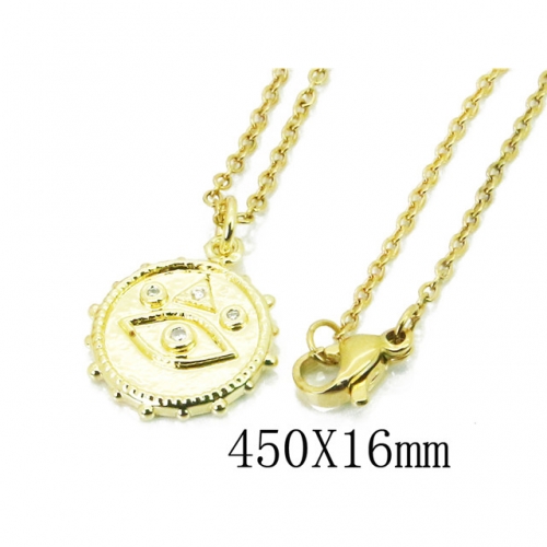 Wholesale Stainless Steel 316L Necklace (Religion Pendant) NO.#BC35N0519OQ