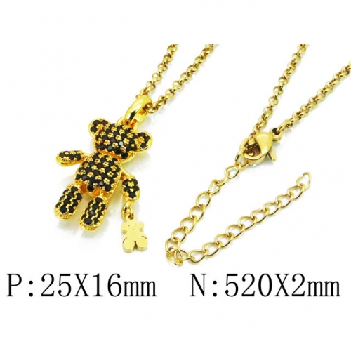 Wholesale Stainless Steel 316L Necklaces (Hot Sale) NO.#BC90N0196IGG