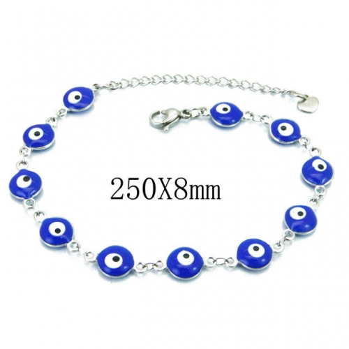 Wholesale Stainless Steel 316L Fashion Anklets NO.#BC39B0570KL