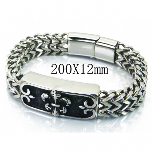 Wholesale Stainless Steel 316L Men's Bracelet NO.#BC23B0412IJT