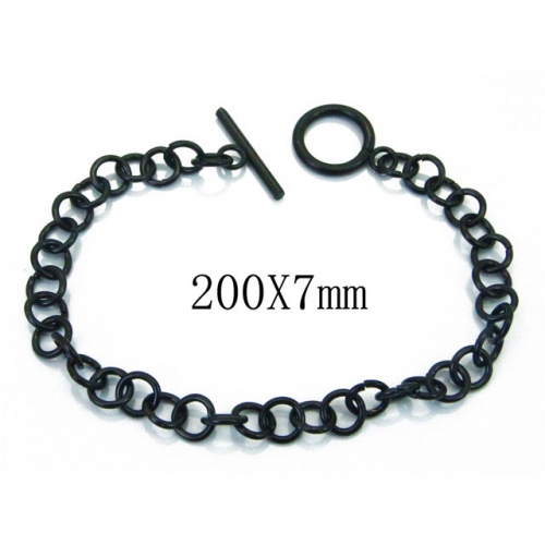 Wholesale Stainless Steel 316L Chain Bracelets NO.#BC70B0632JZ