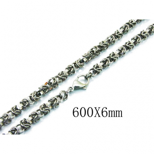 Wholesale Stainless Steel 316L Byzantine Chains NO.#BC55N0518HKS