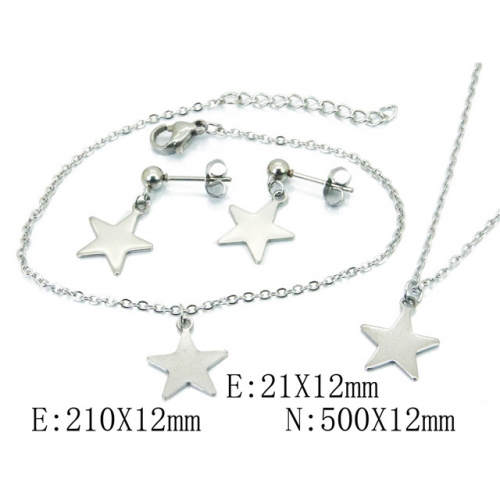 Wholesale Stainless Steel 316L Jewelry Popular Sets NO.#BC59B1658LQ