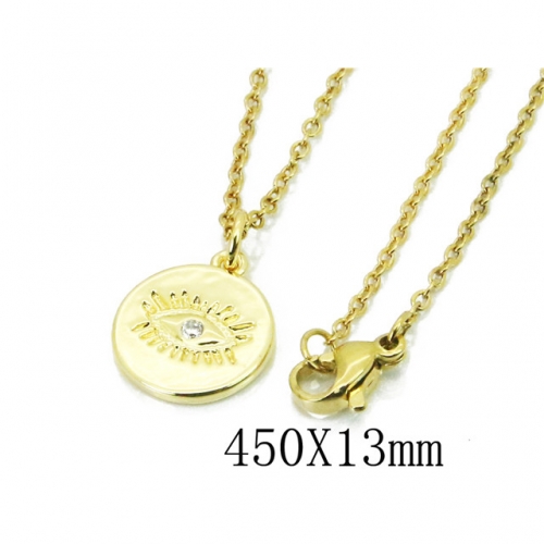 Wholesale Stainless Steel 316L Necklace (Religion Pendant) NO.#BC35N0520OW