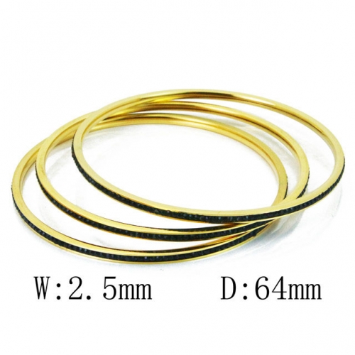 Wholesale Stainless Steel Bangles Sets NO.#BC19B0181IIC