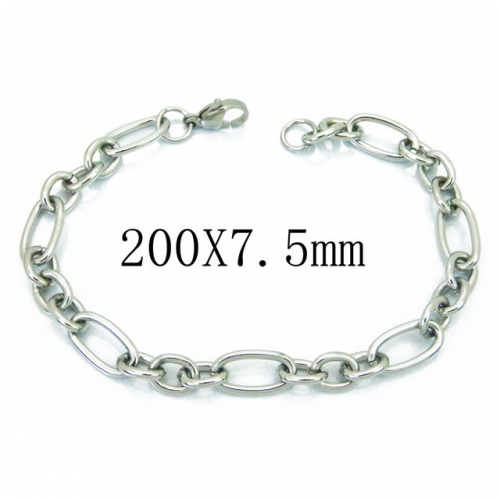 Wholesale Stainless Steel 316L Chain Bracelets NO.#BC70B0613IL