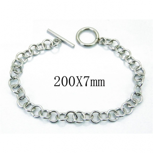 Wholesale Stainless Steel 316L Chain Bracelets NO.#BC70B0629HL