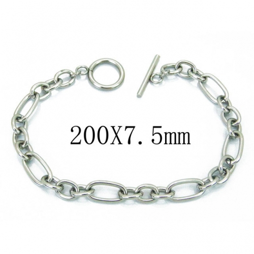 Wholesale Stainless Steel 316L Chain Bracelets NO.#BC70B0609IL