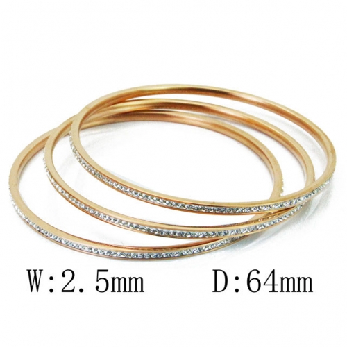 Wholesale Stainless Steel Bangles Sets NO.#BC19B0179IIT