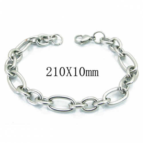 Wholesale Stainless Steel 316L Chain Bracelets NO.#BC70B0609JQ