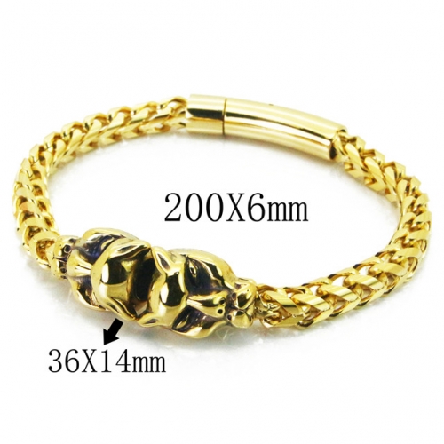 Wholesale Stainless Steel 316L Men's Bracelet NO.#BC23B0409IMF