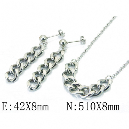 Wholesale Stainless Steel 316L Jewelry Popular Sets NO.#BC06S1035HHW