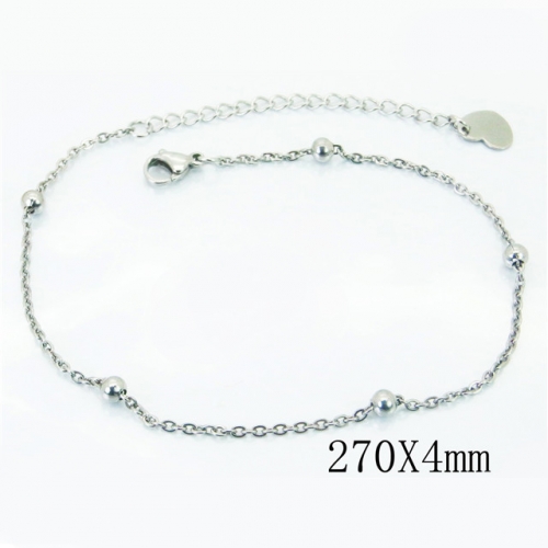 Wholesale Stainless Steel 316L Fashion Anklets NO.#BC81B0593IQ