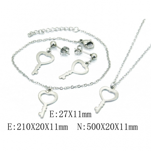 Wholesale Stainless Steel 316L Jewelry Popular Sets NO.#BC59B1659LW