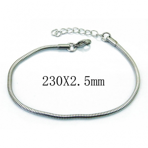 Wholesale Stainless Steel 316L Chain Bracelets NO.#BC70B0633IL