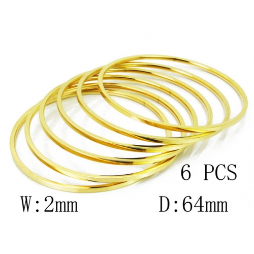 Wholesale Stainless Steel Bangles Sets NO.#BC19B0184ILY