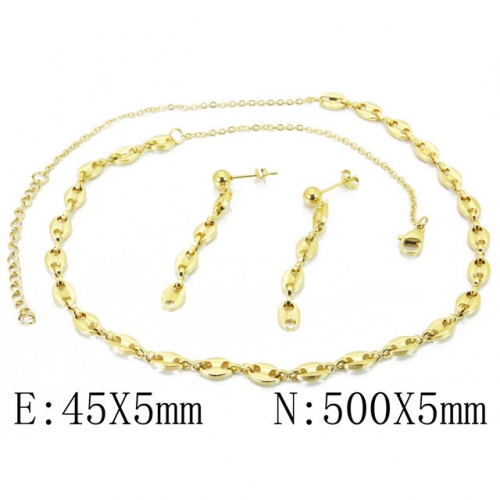 Wholesale Stainless Steel 316L Jewelry Popular Sets NO.#BC06S1039HMR