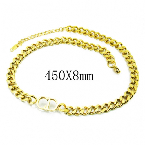 Wholesale Stainless Steel 316L Necklace (Popular) NO.#BC19N0055HHE