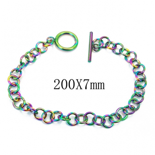 Wholesale Stainless Steel 316L Chain Bracelets NO.#BC70B0631JS