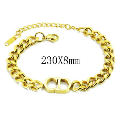 Wholesale Stainless Steel 316L ID Bracelets NO.#SJ60B0159HFF