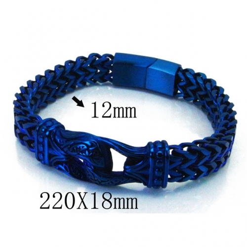 Wholesale Stainless Steel 316L Men's Bracelet NO.#BC55B0713IIB