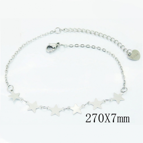 Wholesale Stainless Steel 316L Fashion Anklets NO.#BC81B0600IW