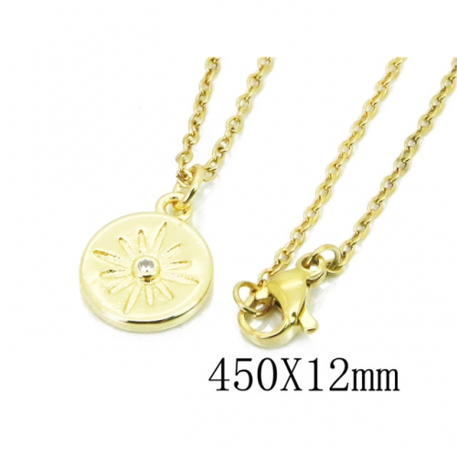 Wholesale Stainless Steel 316L Necklace (Fashion Pendant) NO.#BC35N0524OS