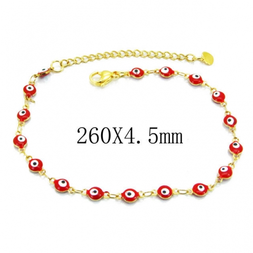 Wholesale Stainless Steel 316L Fashion Anklets NO.#BC39B0588LD