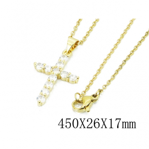 Wholesale Stainless Steel 316L Necklace (Religion Pendant) NO.#BC35N0442HFW