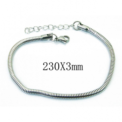 Wholesale Stainless Steel 316L Chain Bracelets NO.#BC70B0635IL