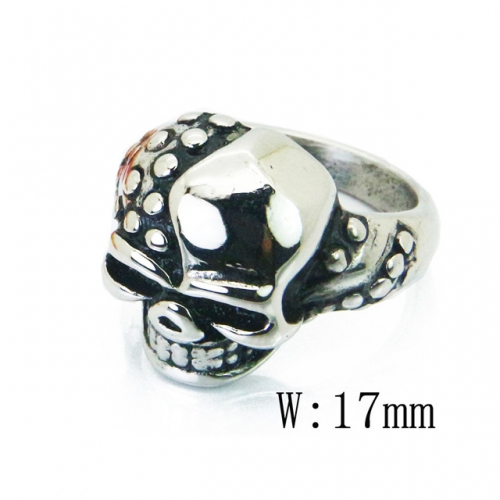 BC Jewelry Wholesale Stainless Steel 316L Skull Rings NO.#BC22R0926HHZ