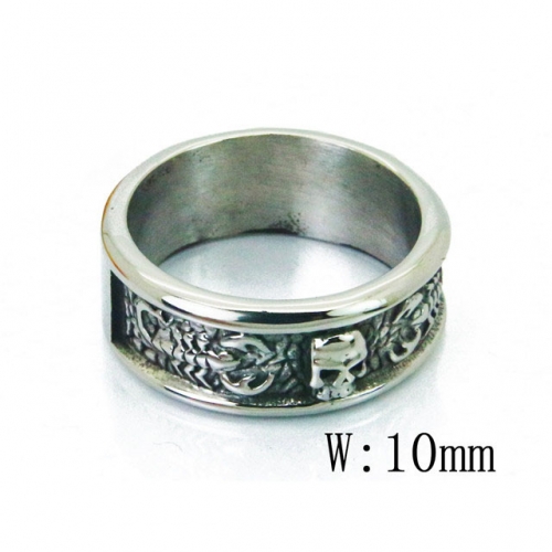 BC Jewelry Wholesale Stainless Steel 316L Skull Rings NO.#BC22R0866H1E