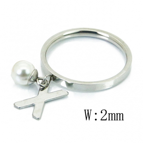 BC Jewelry Wholesale Stainless Steel 316L Rings With Pearl NO.#BC59R0084JQ