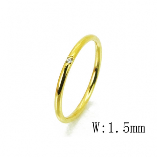 Wholesale Stainless Steel 316L Classic Simple Rings NO.#BC14R0683JW
