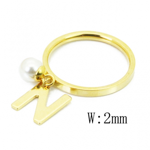 BC Jewelry Wholesale Stainless Steel 316L Rings With Pearl NO.#BC59R0099KE