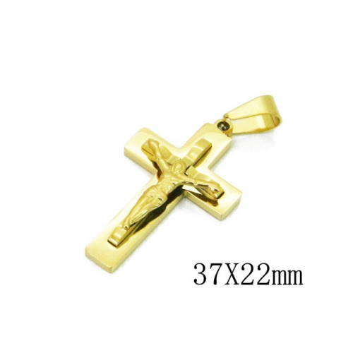 Wholesale Stainless Steel 316L Jesus Pendants NO.#BC09P1144OA