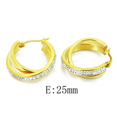 Wholesale Stainless Steel 316L Multi-Layer Earrings NO.#BC80E0505HJX