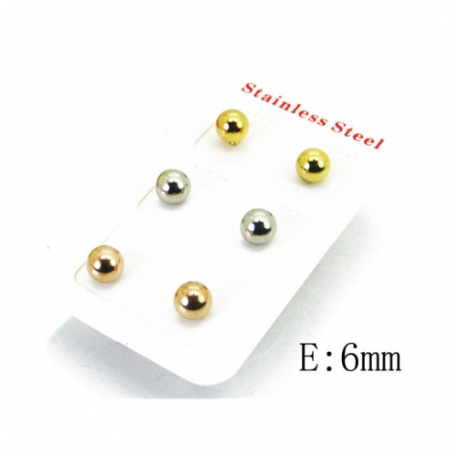 Wholesale Stainless Steel 316L Post & Ear Stud NO.#BC58E1423KQ