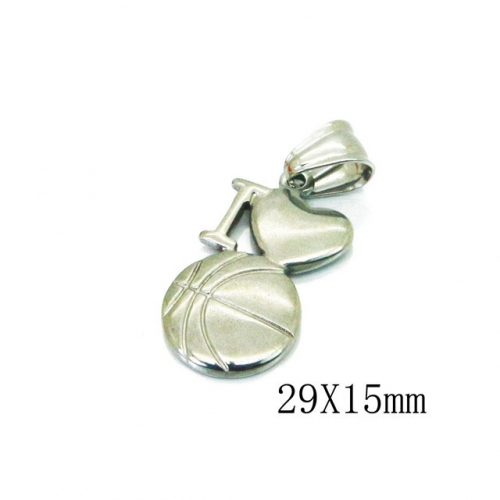 Wholesale Stainless Steel 316L Fashion Pendants NO.#BC39P0508JS