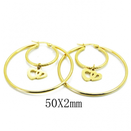 Wholesale Stainless Steel 316L Multi-Layer Earrings NO.#BC58E1437LT