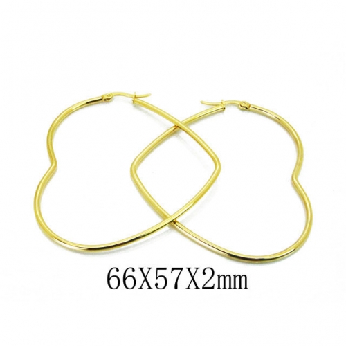 Wholesale Stainless Steel 316L Hoop Earrings NO.#BC21E0084IC