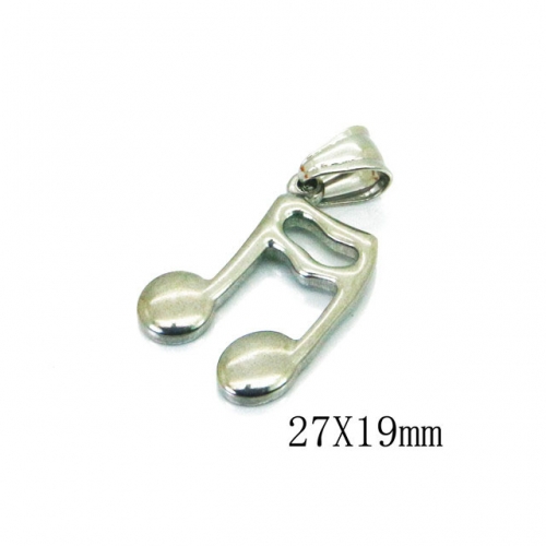 Wholesale Stainless Steel 316L Fashion Pendants NO.#BC39P0501JD