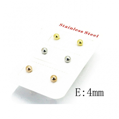 Wholesale Stainless Steel 316L Post & Ear Stud NO.#BC58E1425KA